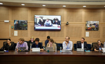 Edan Ring presents ISOC-IL findings at Committee Hearing